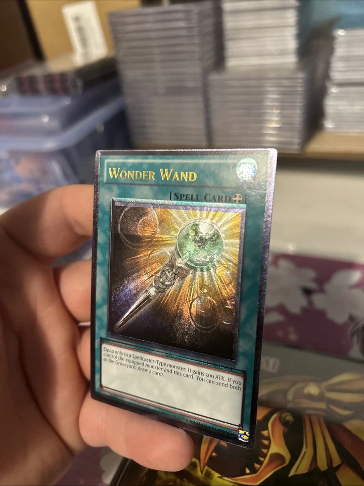 Yugioh! Wonder Wand GENF Ultimate Rare Misprint Holo Foil Shift - Image 3 of 4