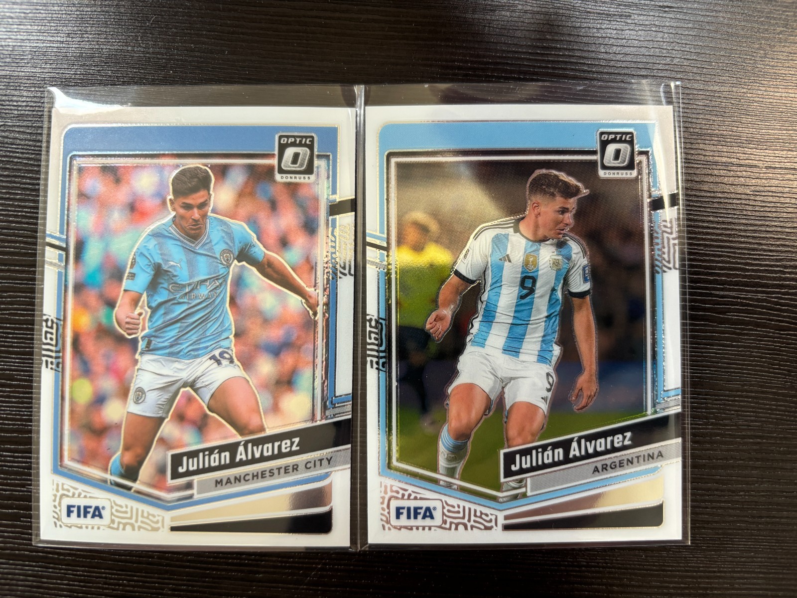 Julian Alvarez SINGLES - Topps Panini Chrome Optic Prizm World Cup Inserts