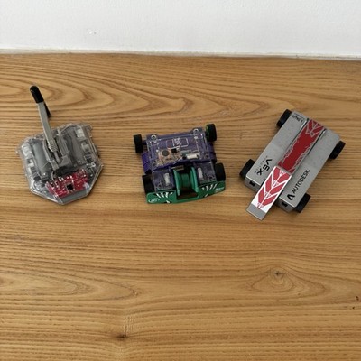 Lot of 3 Battlebots Hex Bug Vex Robotics Autodesk Untested Parts or Repair