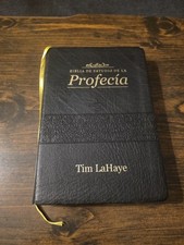 Biblia de Estudio de la Profecia RV1960 Tim LaHaye imit piel negro
