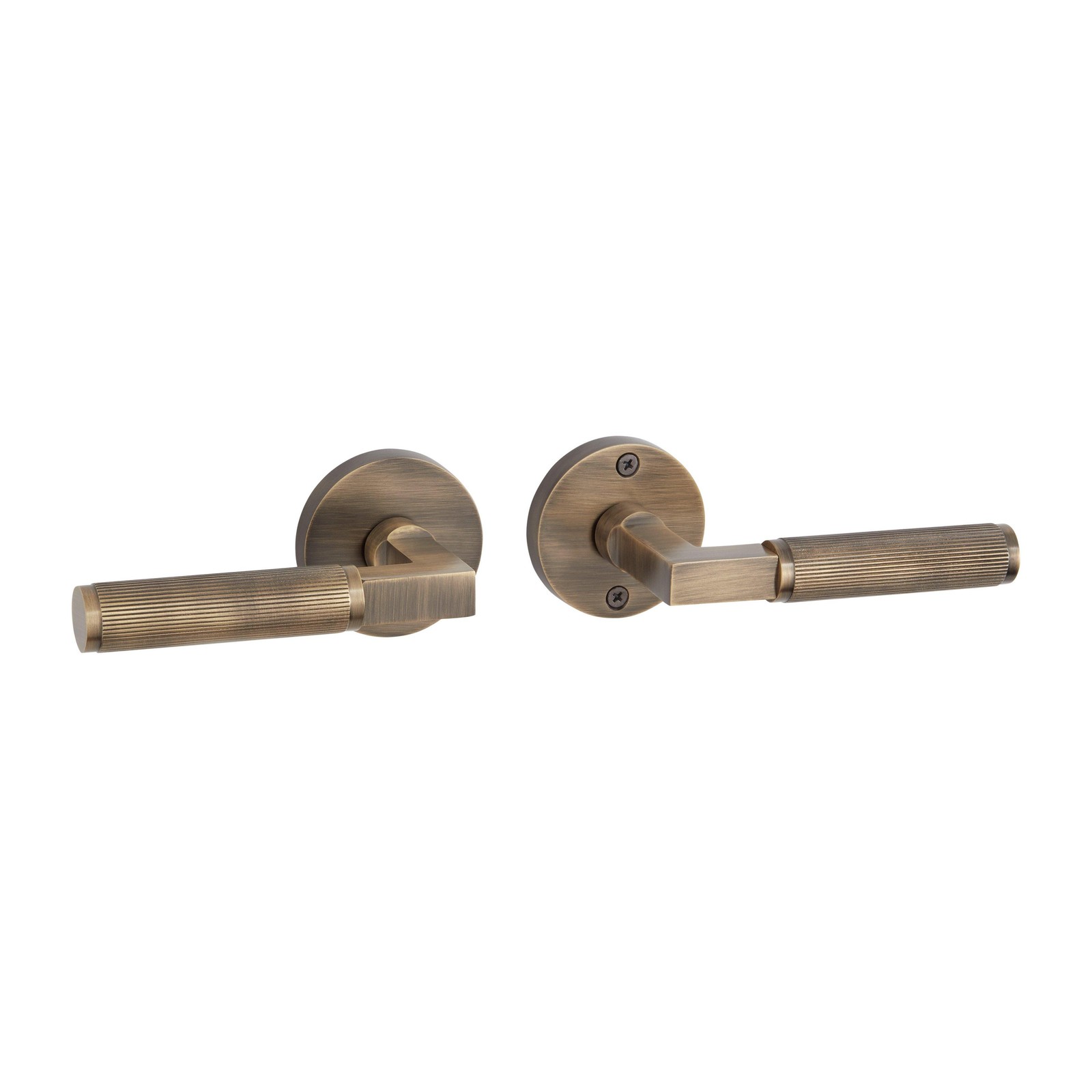 Signature Hardware EHRO262530LABS-NB Straight Knurled Solid Brass Passage 10690₽
