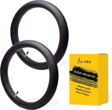 (2-Pack) 110/100-18 (4.50 X 18) Motorcycle Inner Tubes - 18 Inch Dirt Bike Natur