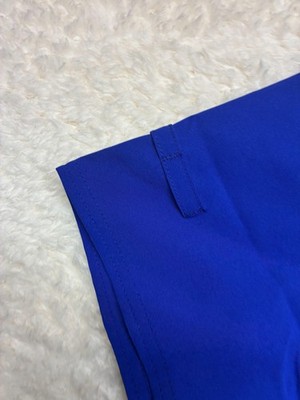Scrubstar Scrub Top Womens XL Electric Blue V Neck Short Sleeve Stretch Nursing