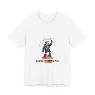 Orbital Problem Solver Tee | astronaut, mission patch, space science nerd