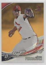 2016 Bowman Platinum Top Prospects Orange 24/25 Junior Fernandez #TP-JUF fm0