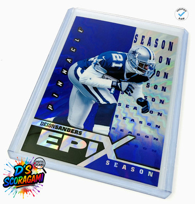 1997 Pinnacle Certified Season #E15 Deion Sanders Epix Purple