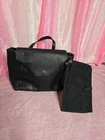 The Honest Company Black Urban Convertible Tote Backpack Diaper Bag New