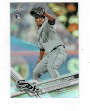 2017 Topps Chrome Refractor #163 Reynaldo Lopez ROOKIE CARD ID:66892