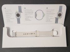 Apple Watch 40MM Starlight Silicone Sport Band - OEM - Size Small - Openbox