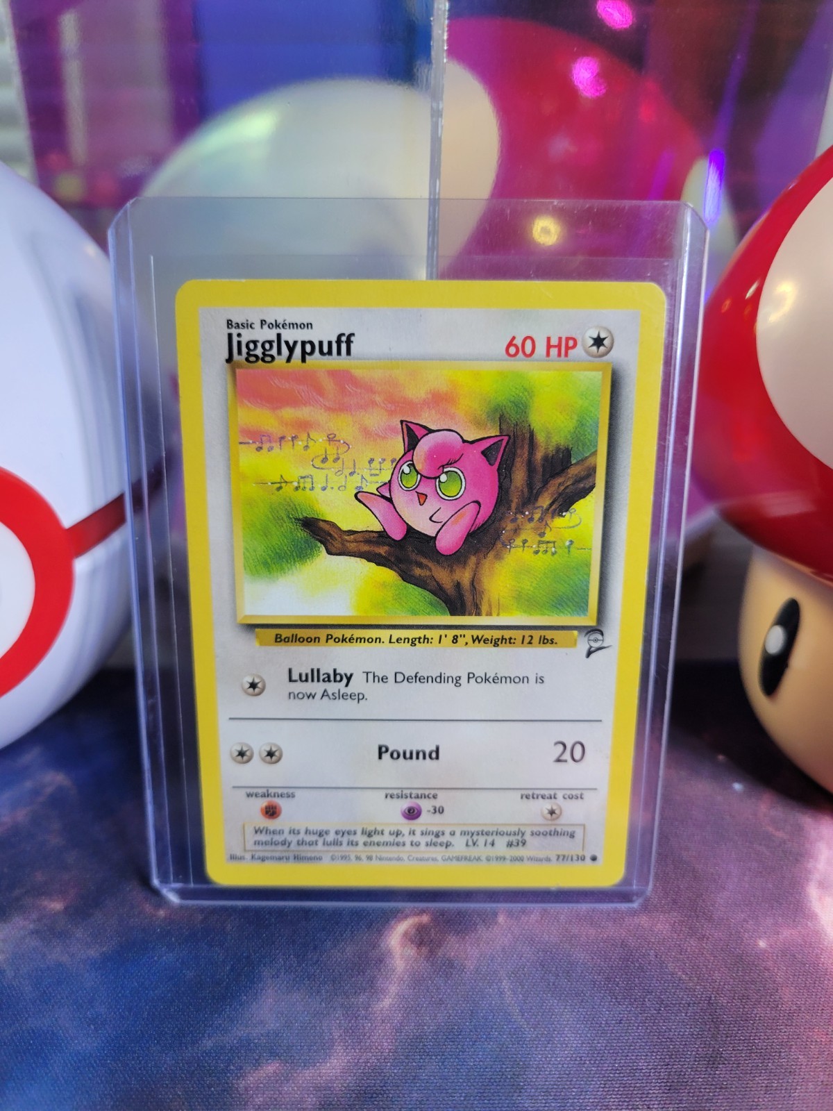 Jigglypuff 77/130 Pokémon TCG Base Set 2 Regular Common LP
