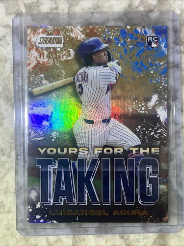2025 Topps Stadium Club Luisangel Acuna RC Gold 1/50 FIRST card #1 - 第 2/3 張圖片