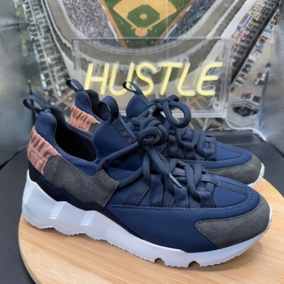 Pierre Hardy Trek Comet sneakers Navy/ Grey Suede and pink Men s EU 40