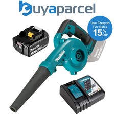 Makita LXT 18v DUB185RJ Garden Leaf Blower Li-Ion + Nozzle + Battery + Charger