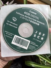 Canon EOS Digital Software Instruction Manual CD-ROM For Windows/Macintosh