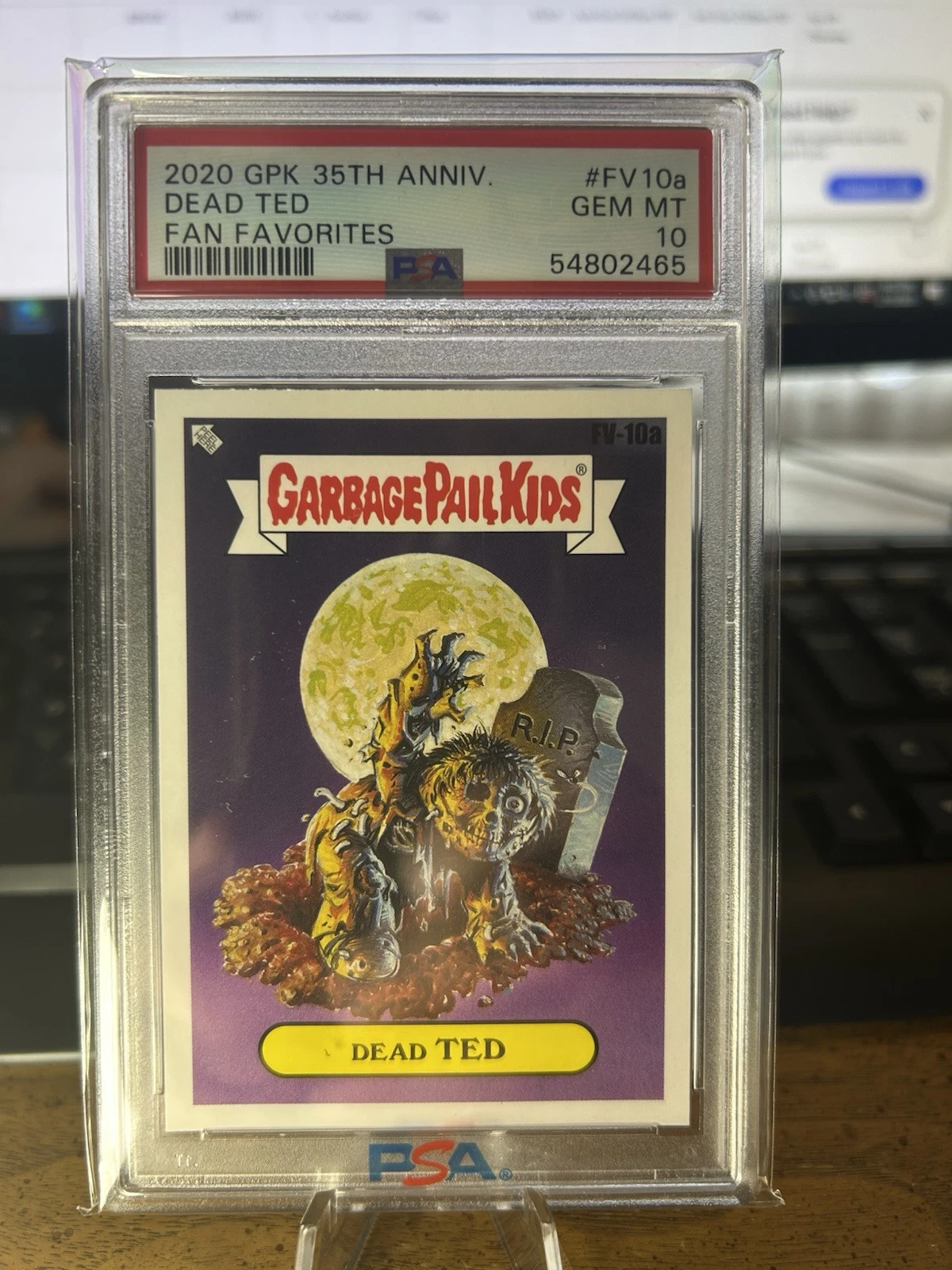 2020 Topps Garbage Pail Kids 35th Anniversary Fan Favorites Fan Favorites #FV10a DEAD TED front