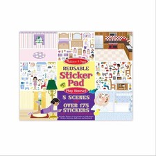 NWT Melissa and Doug Reusable Sticker Pad, Play House, 175 stickers