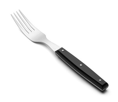 Tafelgabel Edelstahl 18/10 195mm Schwarz Nylon-Griff Arcos Küche langlebig