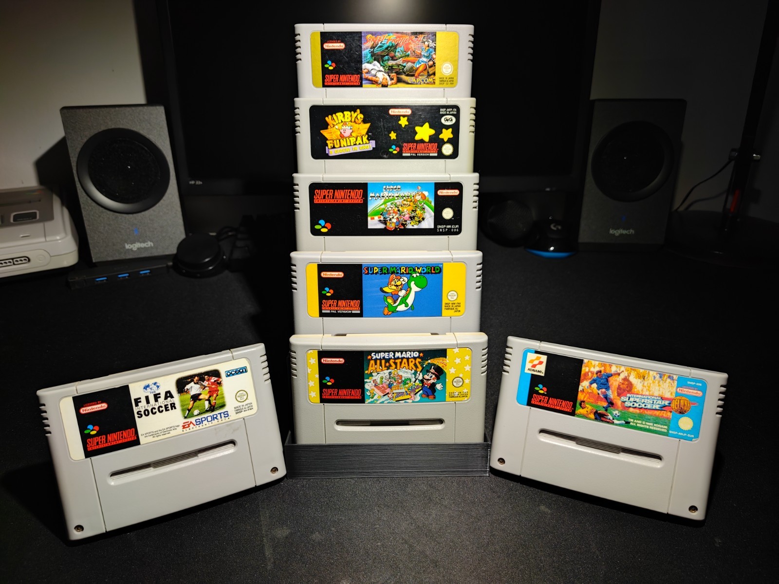 Nintendo SNES PAL lotto di 7 giochi funzionanti e in ottime condizioni