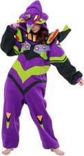 SAZAC Evangelion Kigurumi Fleece Cosplay Costume Halloween One Size Adult