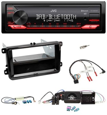 JVC Bluetooth USB DAB Steering Wheel Car Stereo for VW Piano Diversity