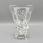 Steuben Glass Hershey Chocolate Anniversary 6.5" Crystal Spiral Vase w/ Orig Box