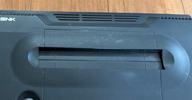 SNK Neo Geo MAX 330 MEGA AES Console Black With Adapter & Cable Tested Used