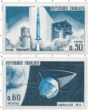 france - Série Y&t N° 1464 à 1465 - 1965