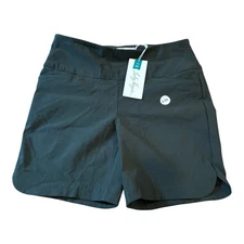Lady Hagen Golf Shorts Women’s Size  Medium Black 7” Pull On Tummy Control NWT