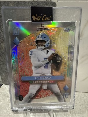   2026 Wild Card 5 Card Draw Stacked Deck Gio Lopez PRC 3/4 GRADE THIS CARD