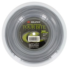 Solinco TOUR BITE 17 1.20mm silver 656ft 200m Tennis String Reel