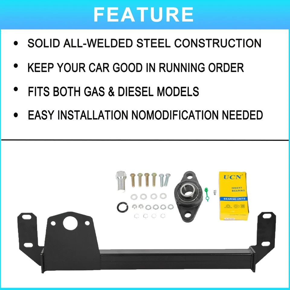 For 94-02 Dodge Ram 1500 2500 3500 4WD Steering Gear Box Stabilizer Brace Bar Foto 4 de 4