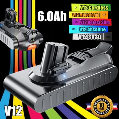 For Dyson V12 Detect Slim Absolute SV46 Fluffy Vacuum Cleaner Battery