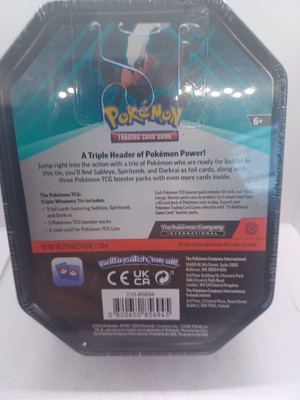Pokemon Triple Whammy Collector Tin Darkrai - Factory Sealed. 3