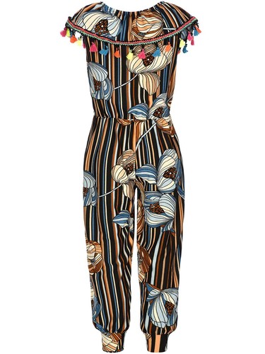 Jumpsuit Overall Off-Shoulder One-Piece Dress Girls Child Girl Sale - Picture 6 of 19
