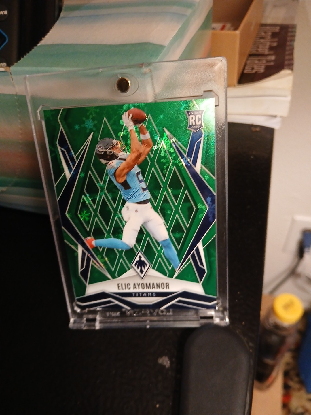 2025 Panini Phoenix #167 RC Elic Ayomanor  Green Winter /149 Tennessee Titans