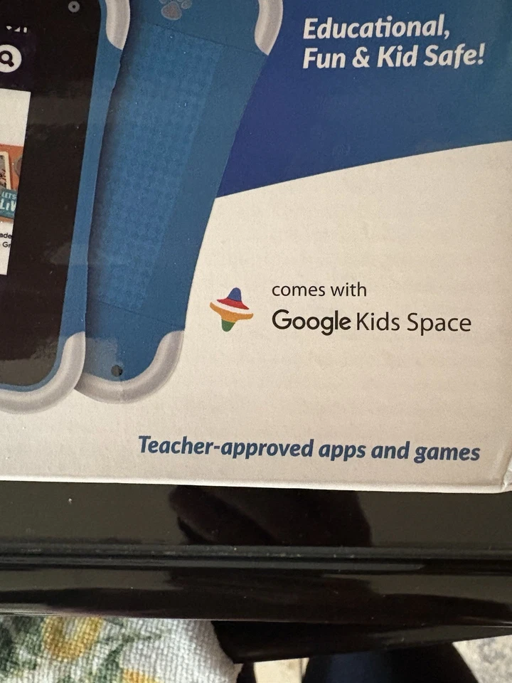 Supersonic 7" Kids Tablet with Bumpers Android 13 Blue New Unopened. - Image 3 of 4