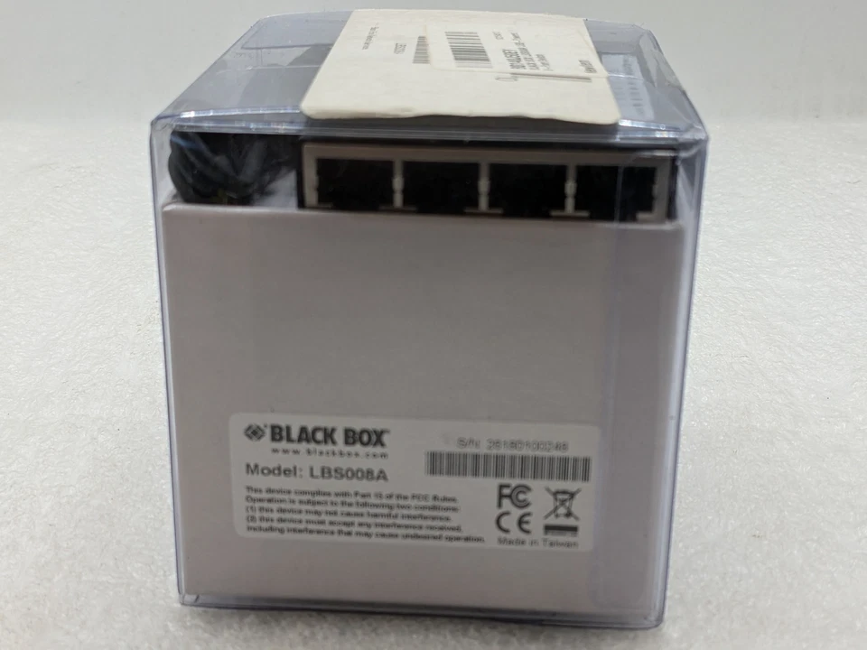 NEW Black Box USB-Powered 10/100 8-Port Switch LBS008A Free S/H - Image 4 of 4