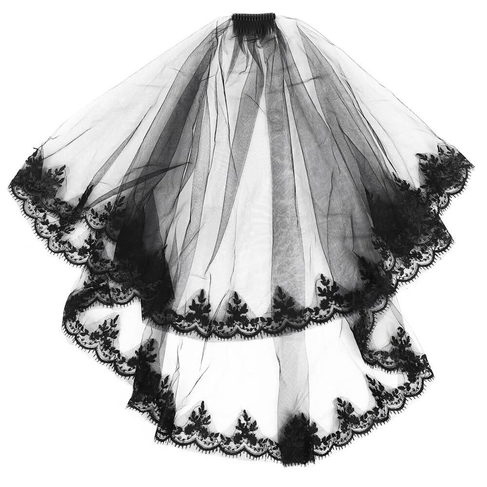 Gothic Veil Headpiece for Bridal and Special Occasion Wear Easy to Style