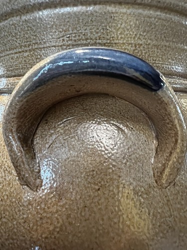 Rowe Pottery Works Historical Collection Ovoid Crock Lid 2005 Signed KZ - Picture 7 of 21