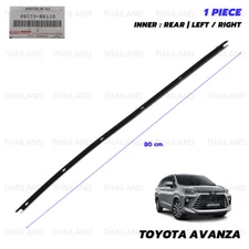 Weatherstrip Rear Lh/Rh Door Glass Inner For Toyota Avanza F65 F651 2012 - 2019