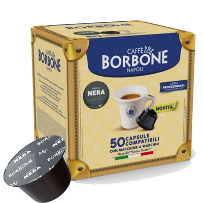 200 Dolce Gusto Kaffeekapseln Bourbon schwarze Mischung kompatibel mit Nescaf...