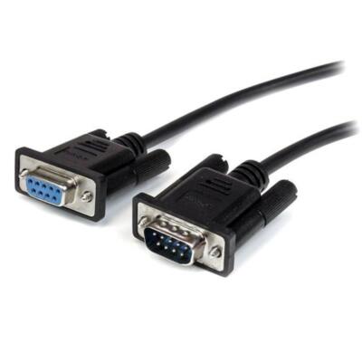 STARTECH.COM 1m Black Straight Through DB9 RS232 Serial Cable - M/F MXT1001MBK