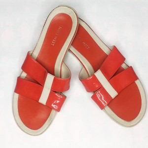 nine west orange sandals