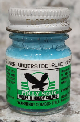 FLOQUIL POLLY SCALE MODEL & HOBBY COLORS PAINT - .5 oz - USSR UNDERSIDE BLUE