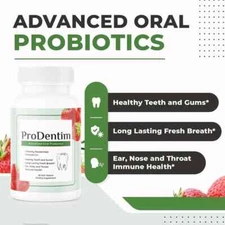 PRODENTIM ADVANCED ORAL PROBIOTICS FOR TEETH AND GUMS Brand New!