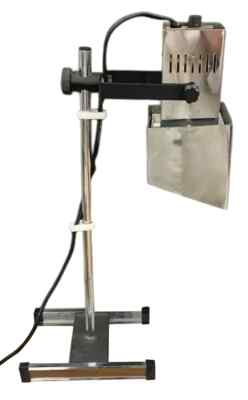 1960s Robert Sonneman Desk Lamp Chrome Cube Table Swivel Koch & Lowy MCM Modern