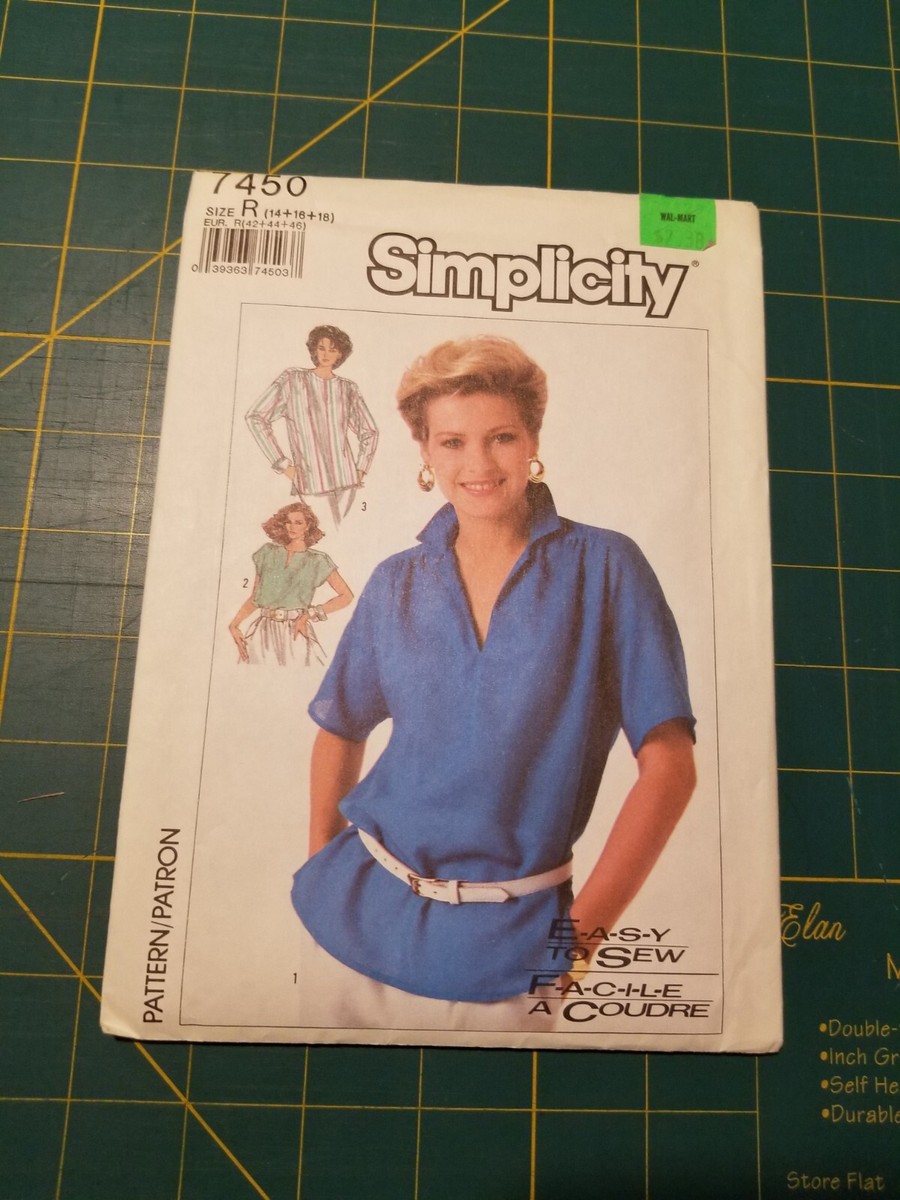 cherisallysayaページ　オーダー品11点 Simplicity 7450 Misses' easy-to-sew Tops | eBay