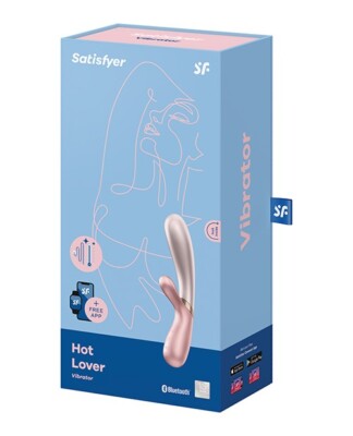 Satisfyer Intimately Pleasurable Hot Lover Pink Rabbit Style Vibrator, New