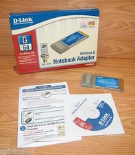 Genuine D-link (DWL-G630) AirPlus G Wireless G Notebook Adapter Card Bundle 