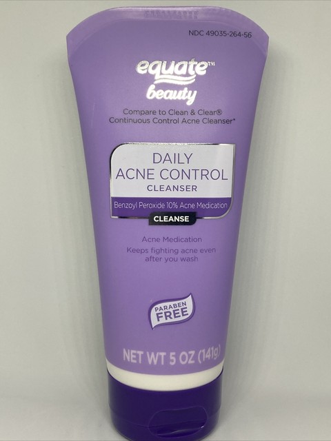 equate daily acne control cleanser